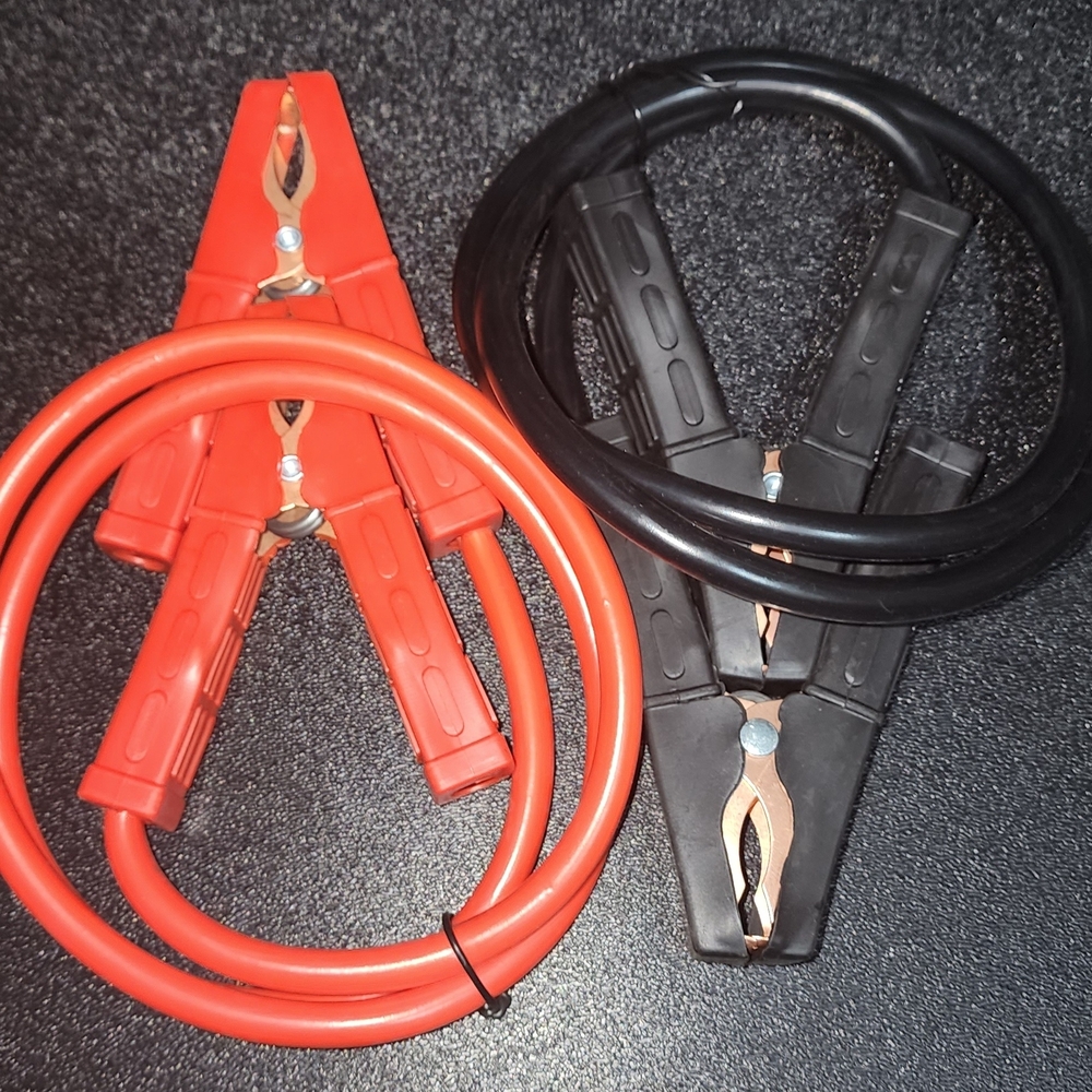 Jumper Cables.  Heavy Duty.  3 Foot, 9 Inches Long.  High Quality.  New.